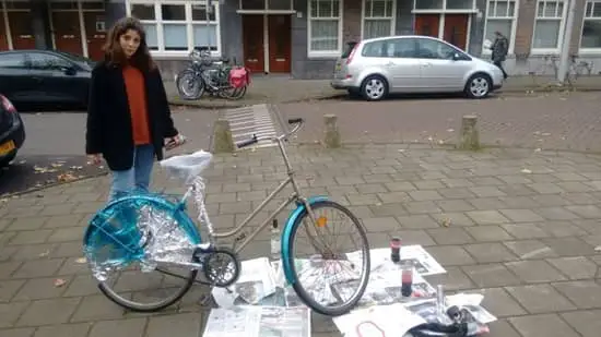 how to spray paint a bike without taking it apart